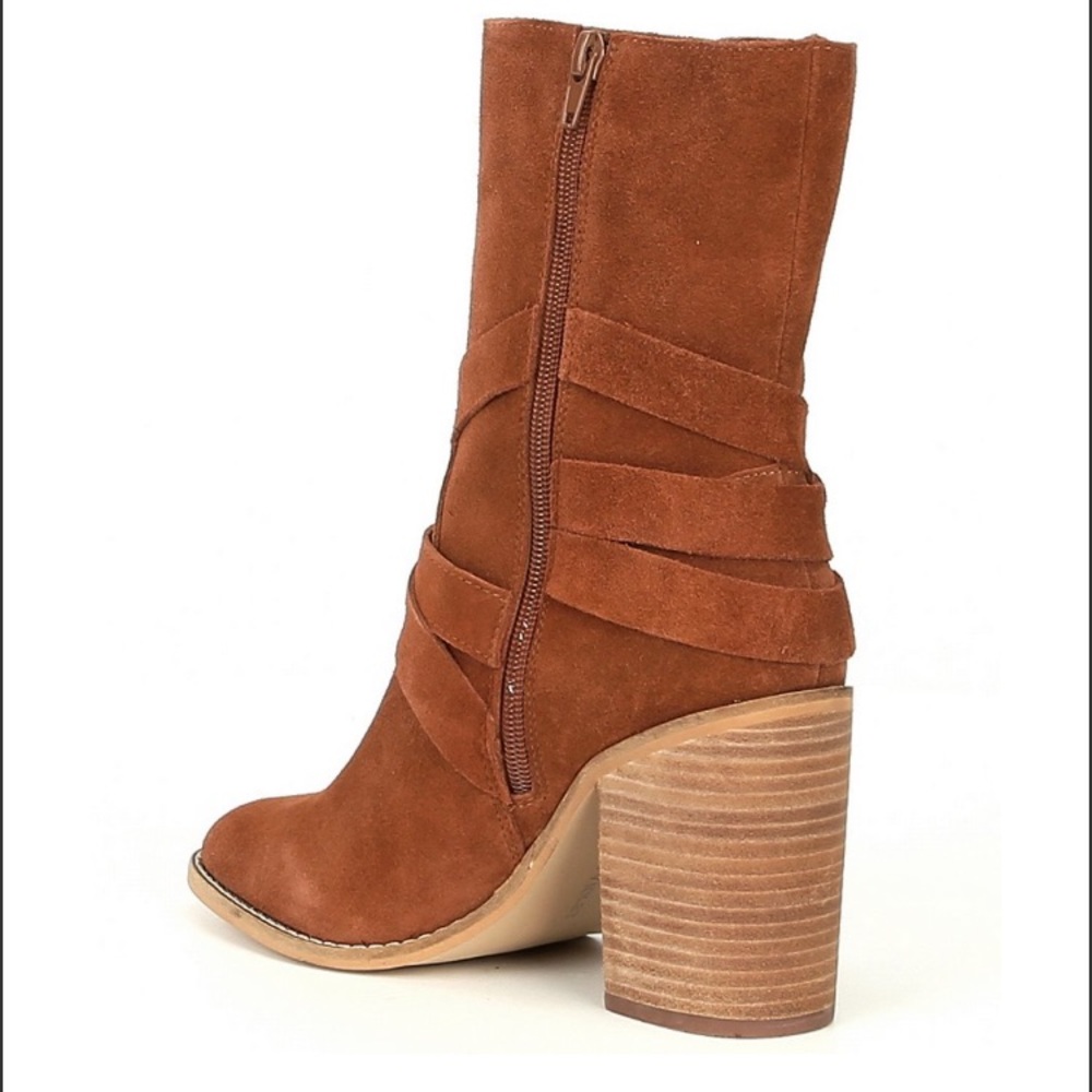 New Chelsea & Violet Vicki Suede Booties - Picture 4 of 10